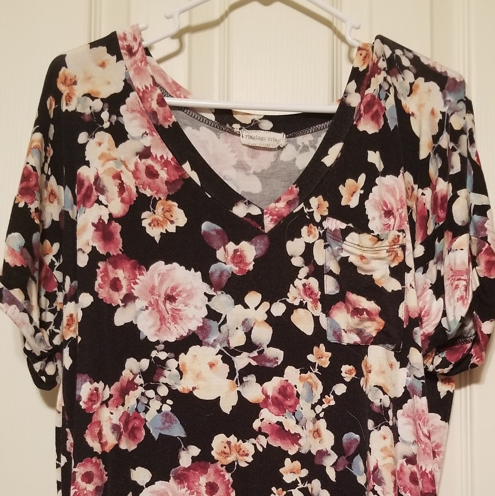 Flamingo Urban Flowered Blouse